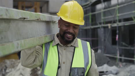 a confident man working a construction site