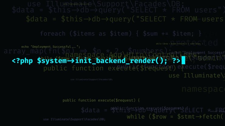 PHP Code Being Typed in a Code Editor