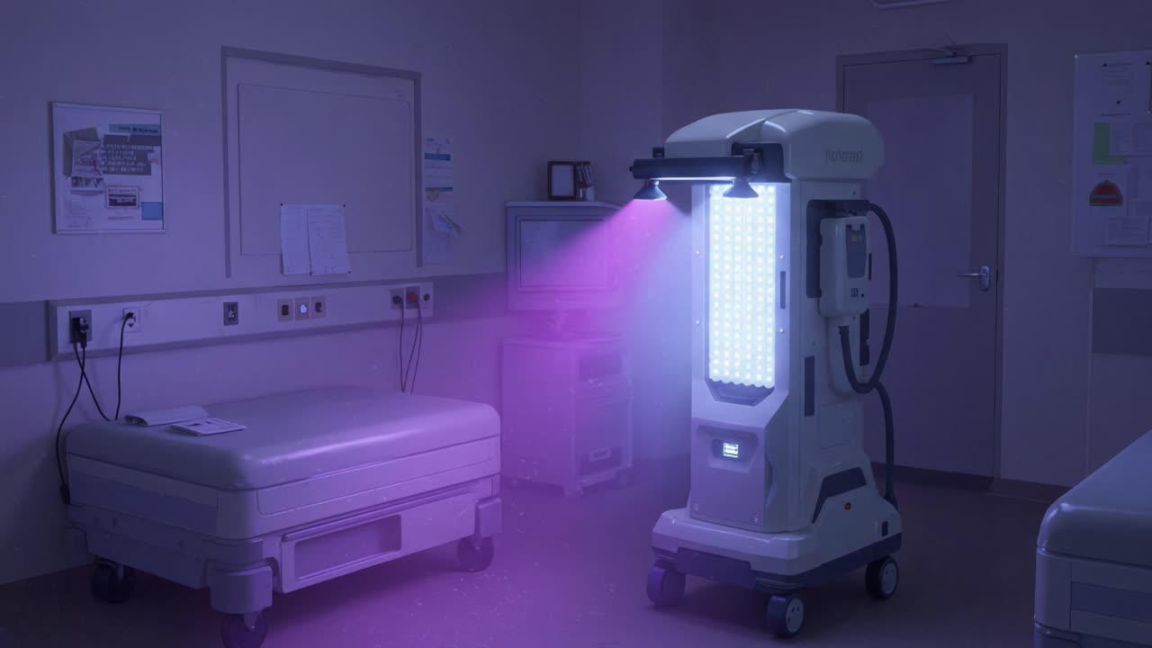Advanced UV Disinfection Device in a Healthcare Setting Enhances Sterilization Processes While Reducing Pathogen Risks in Modern Medical Environments