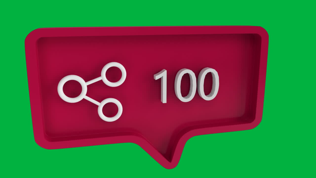 icono de conexión con el aumento de la cuenta en las redes sociales