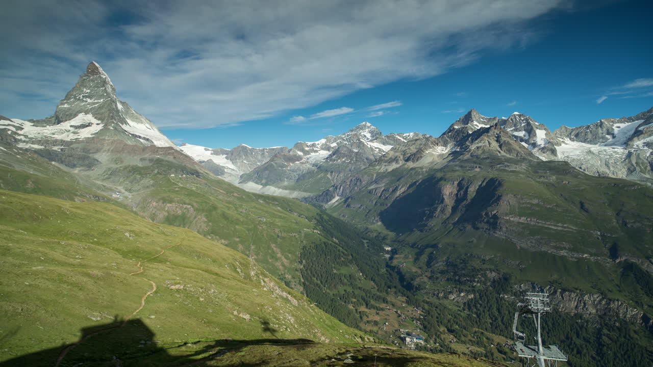 vista del cable matterhorn 4k 00
