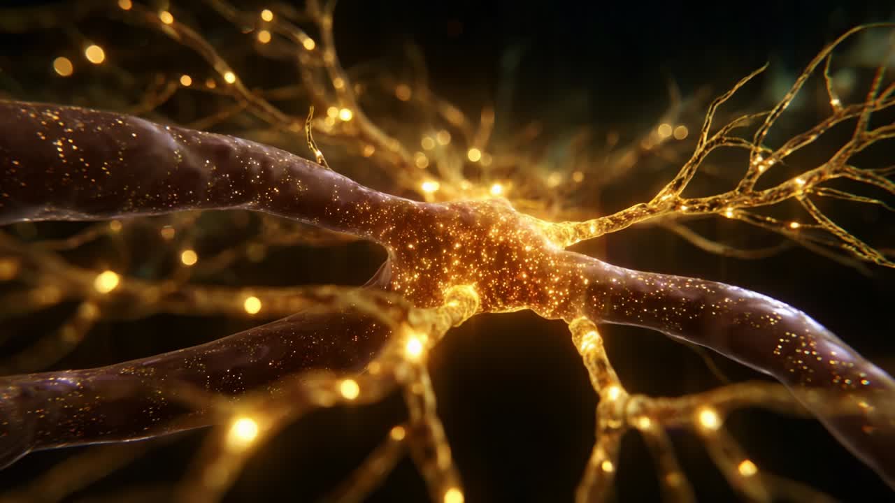 A close-up view of intricate and dynamic neural connections showcasing glowing synapses that illuminate the complexity of brain communication, enhancing our understanding of cognitive processes