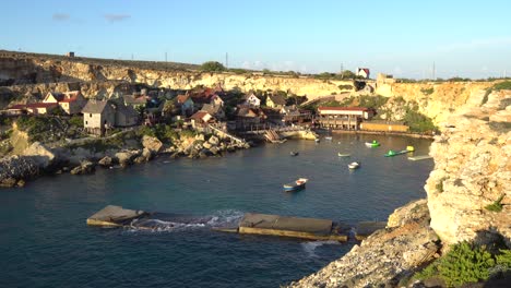 video from malta, mellieha, popeye village