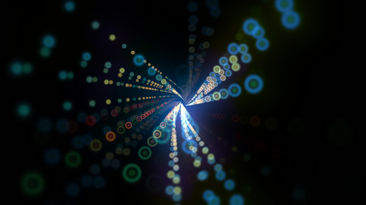 Motion dots with abstract background 8