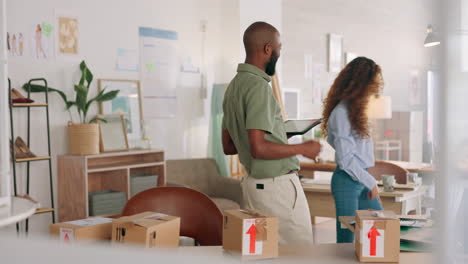 Startup business, delivery boxes