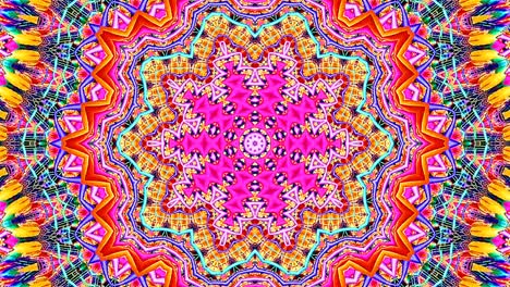 beautiful abstract kaleidoscope that shines, a radiant light that regulates the subtle movements