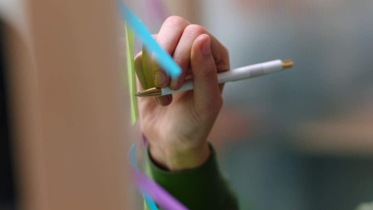 스티키 노트 계획 전략