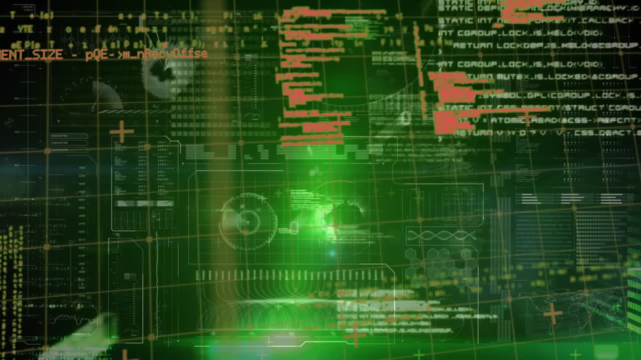 Animation of science data processing over computer circuit board