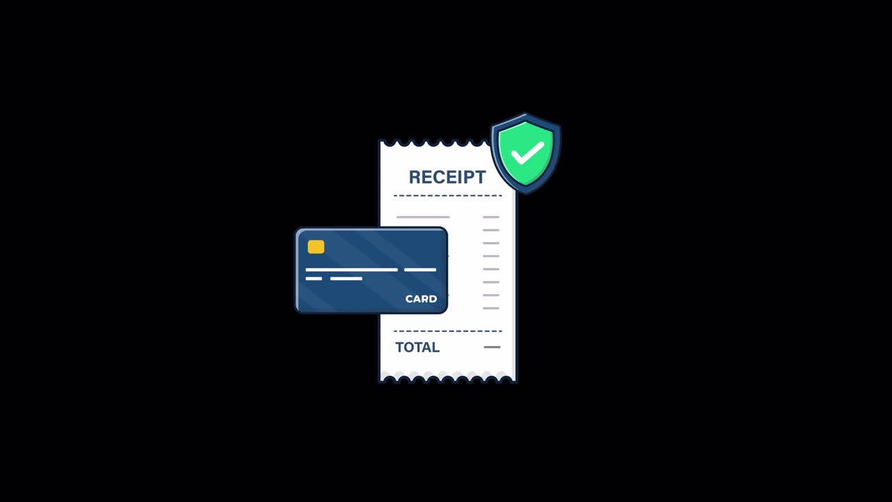 Secure Payment Transaction with Credit Card and Receipt