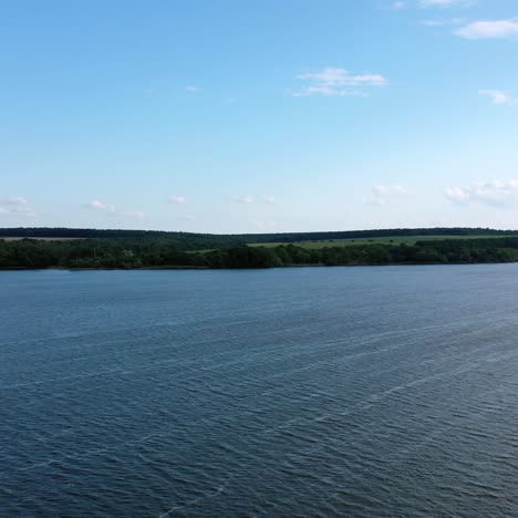 beautiful natural scenery of river