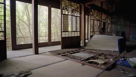 ruined old japanese house in wakayama, mori no haiyokan the himura mansion