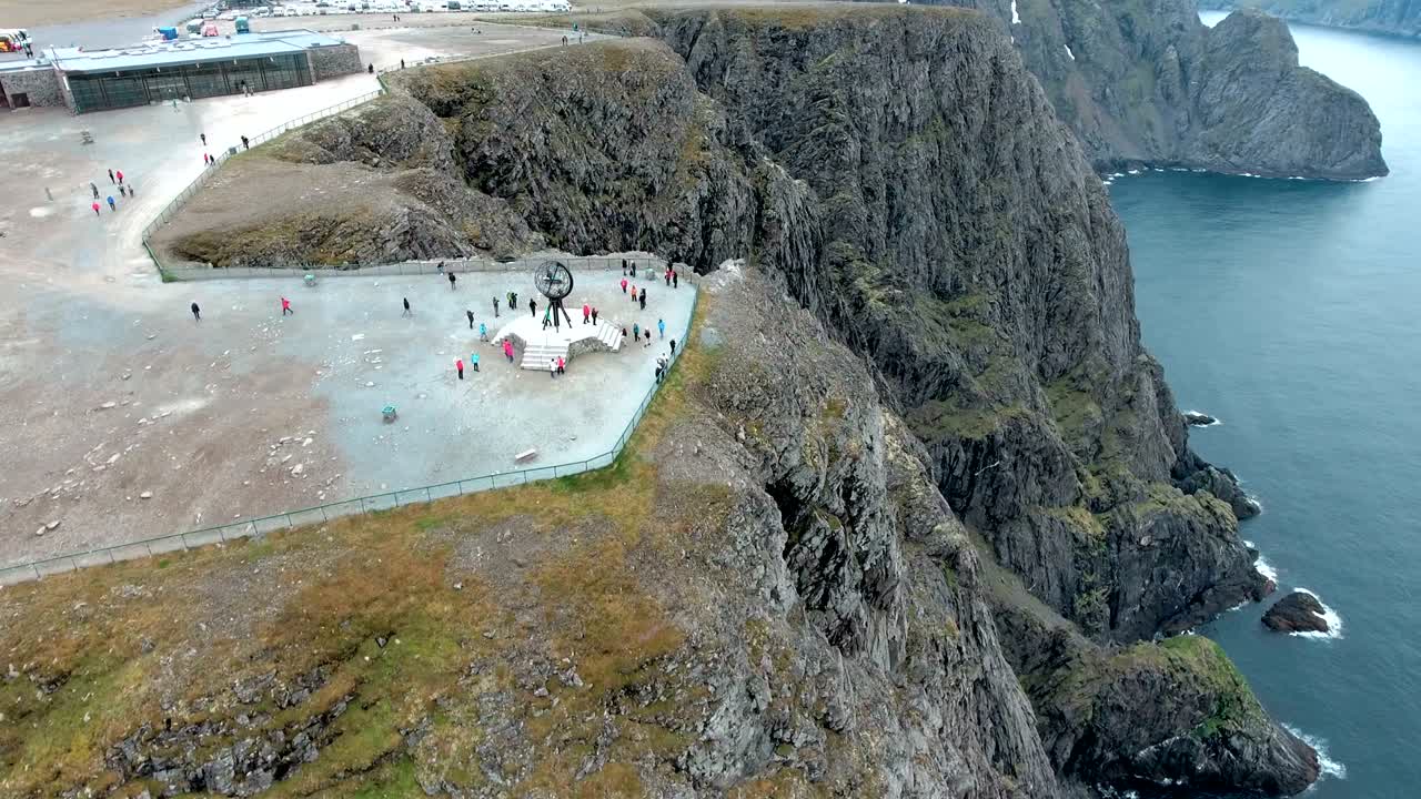 cabo norte (nordkapp) en el norte de noruega.