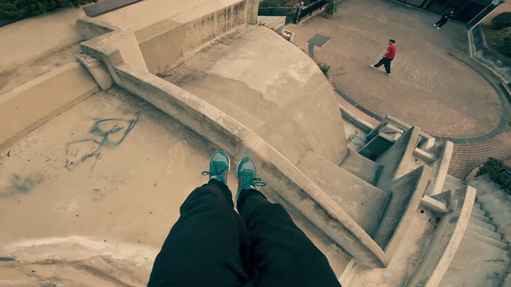 Parkour on Rooftop