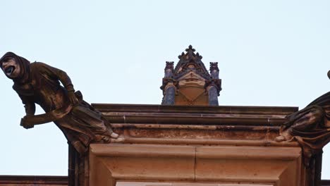 gargoyles at the facede of st