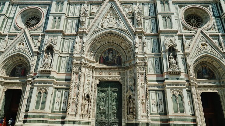 duomo santa maria del fiore ein beliebtes touristenziel europas in florenz toskana italien 1