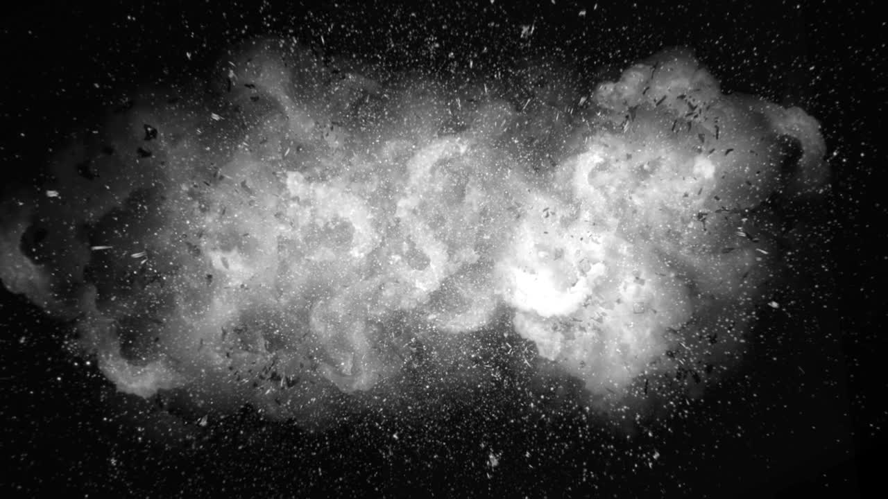 현실적인 불구 폭발과 루마 채널의 폭발.