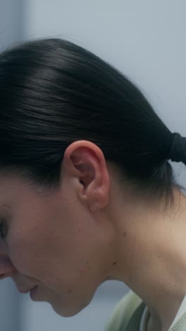 profile of a woman