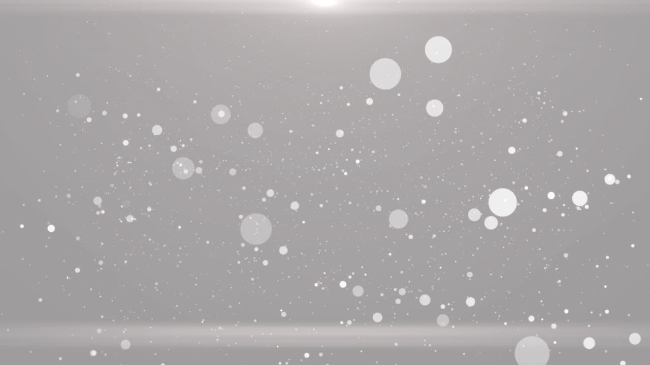 Blur the slow motion abstract clean particles white bokeh background present new year and christmas