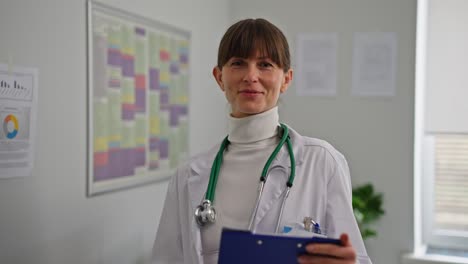 retrato de una doctora