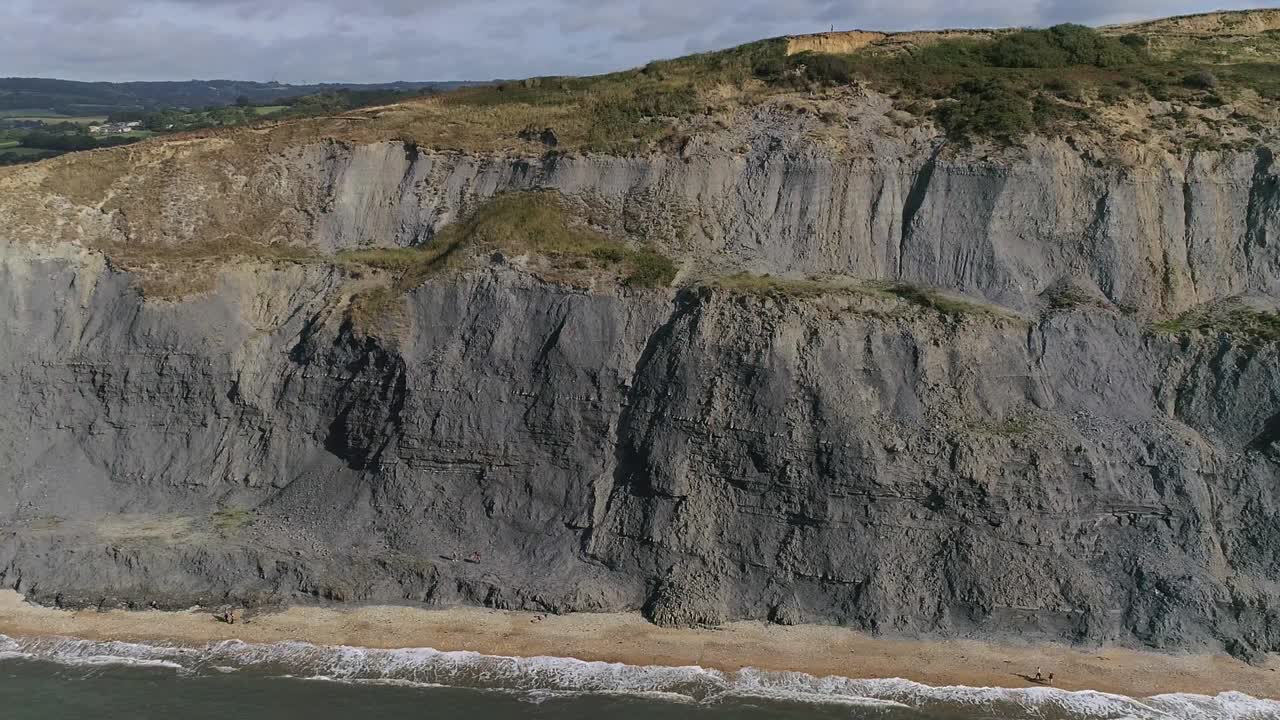 Coastal Cliff and Beach Scenery
