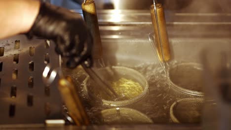chef preparing traditional authentic ramen