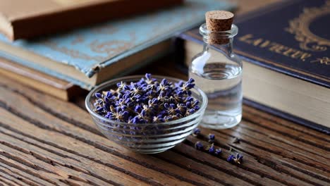 lavender and books