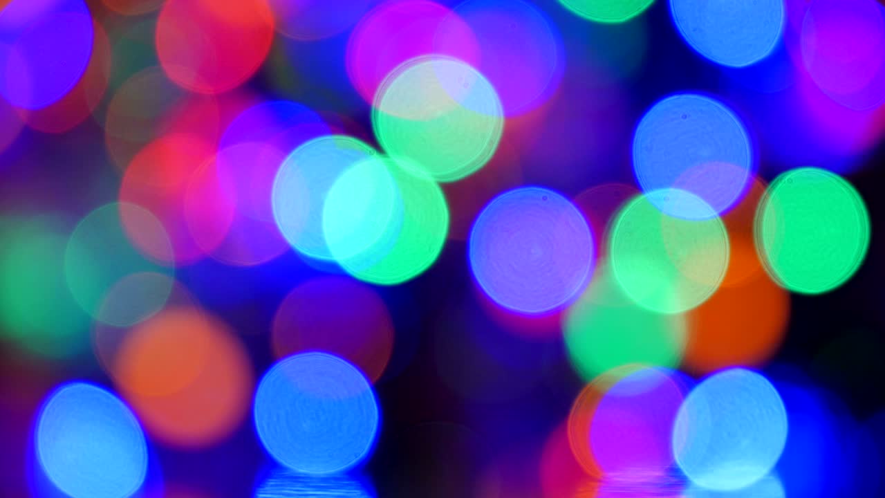 Defocused lights background