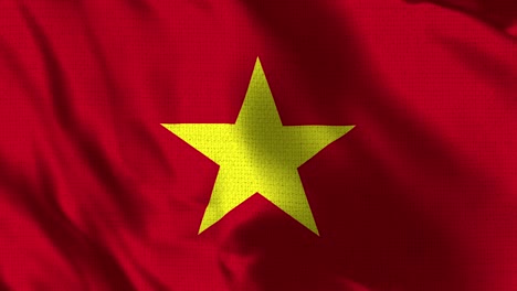 vietnam flag - realistic 4k - 30 fps flag of the vietnam waving in the wind.