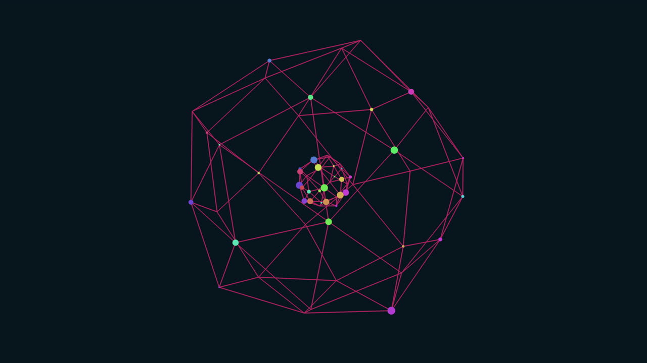검은색에 폴카 도트 패턴을 가진 진동하는 구형 물체