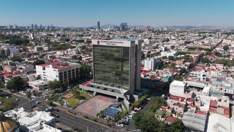 aerial view of university of guadalajara in guadalajara, mexico