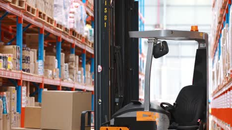 Forklift-truck-loaded-with-cardboard-boxes