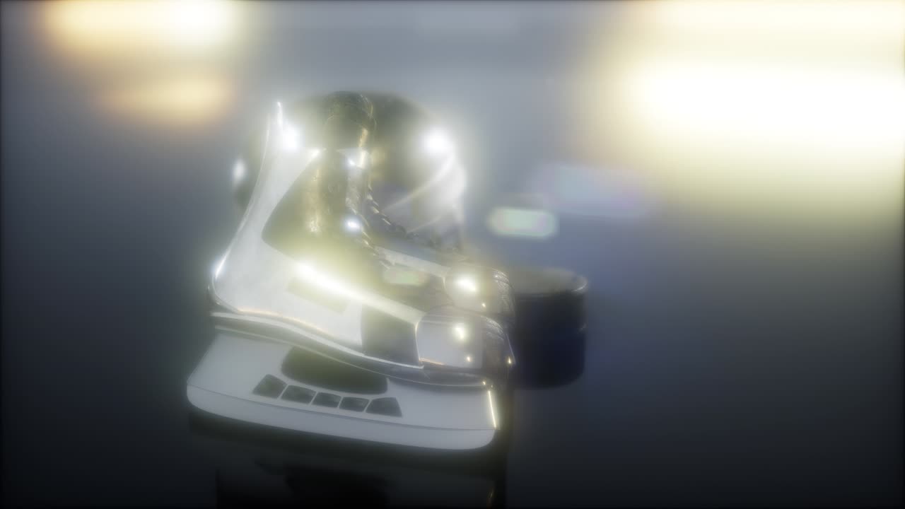 어 ⁇  속에서 하키 장비