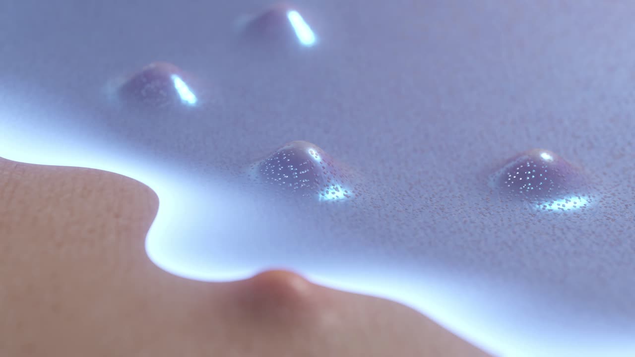Acne treatment with facial cleansing foam or serum