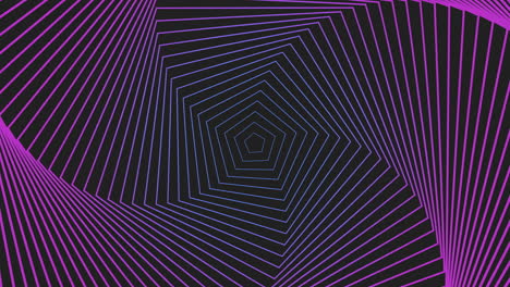 patrón de hexágonos geométricos en espiral de arco iris en estilo años 80
