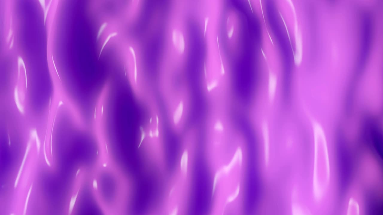 3D-løkket abstrakt holografisk bakgrunn. Bølget overflate med krusninger. Trendy levende tekstur, motetekstil, grafisk design, animert vokstekstur