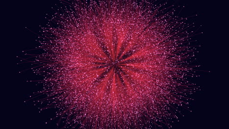 fiery explosion captivating display of red and white sparks illuminates the night sky