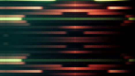 blurred abstract led light neon glowing stripes equalizer in loop animated dynamic background 4k uhd 3d video