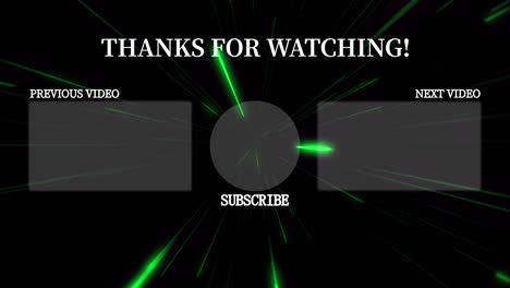 ray warp end card ending screen motion graphics