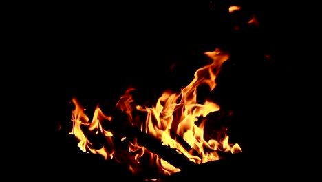llama de fuego cerrada en bucle.