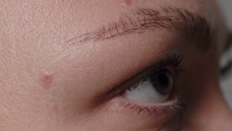 close-up of human skin with pores and imperfections