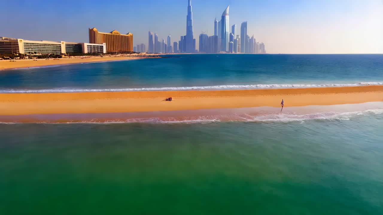 Dubajská pláž a panorama