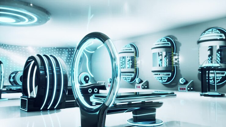 Futuristic Medical Laboratory
