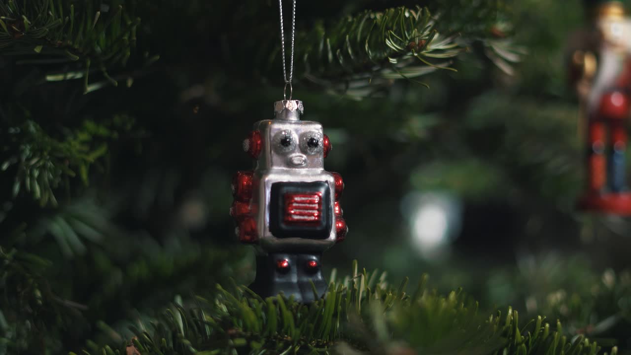Decoration Toys on Christmas Tree