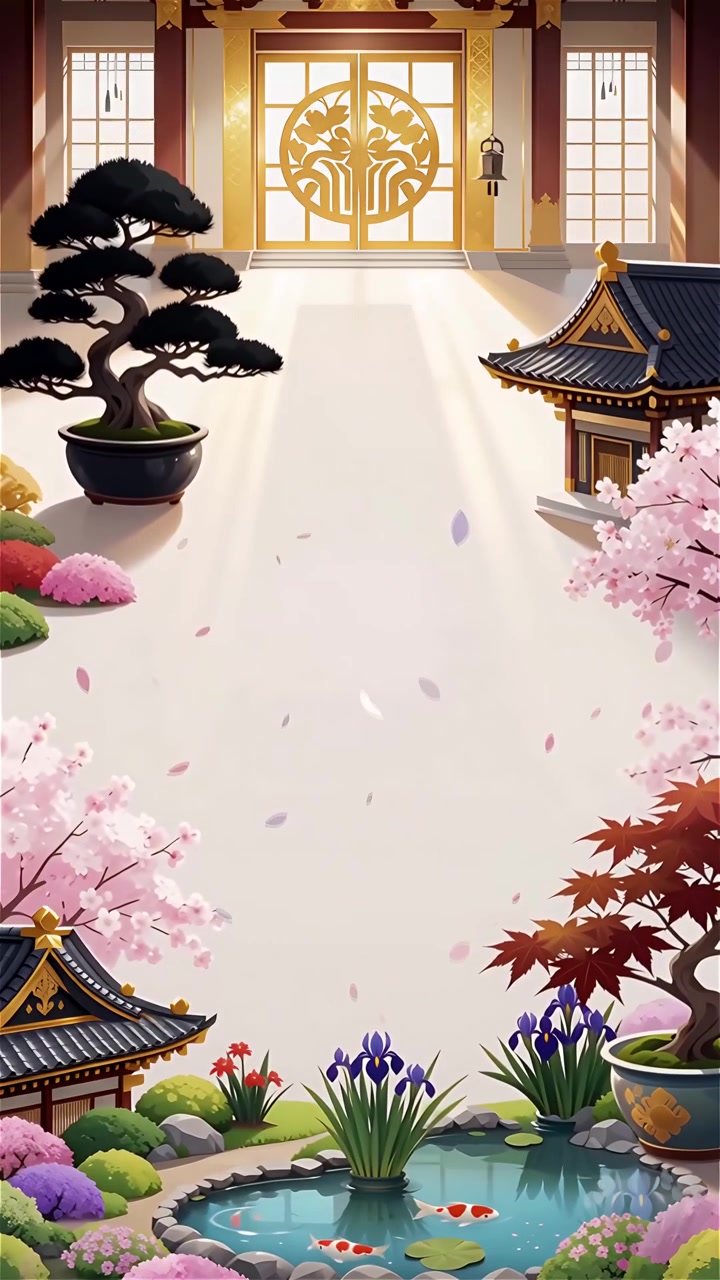 Sfondo Animato Cultura Giapponese 4K