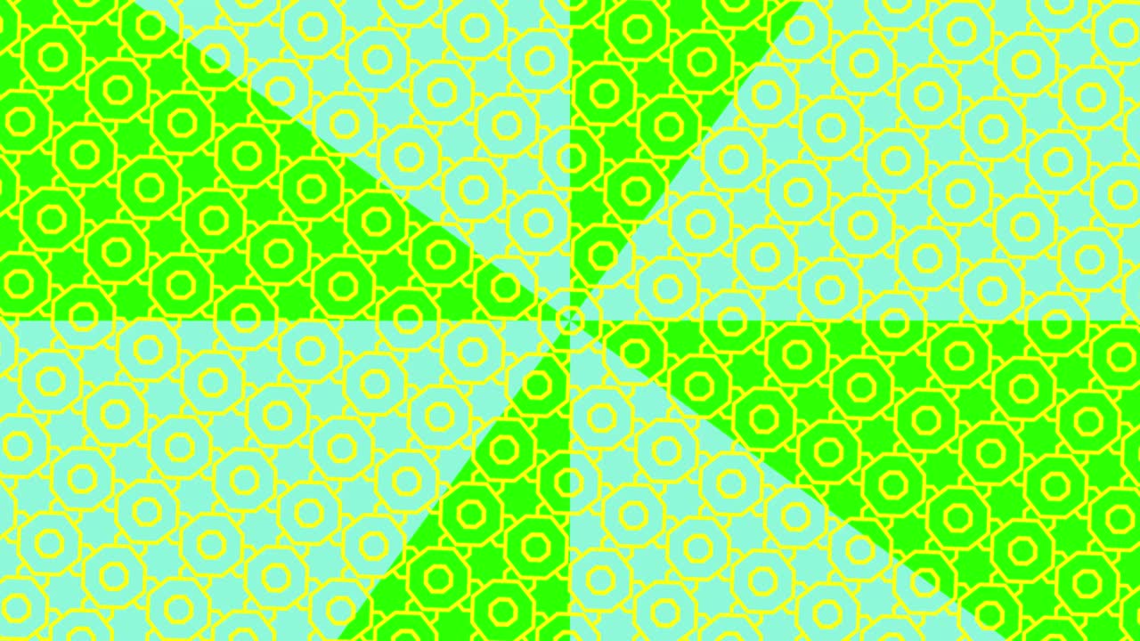 4k 비디오 모델 스트로보스코픽 및 최면 효과, 16:9 비디오 형식