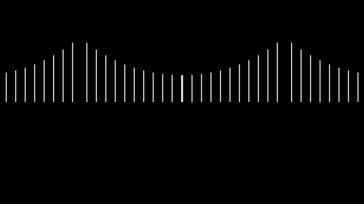 Abstract Black and White Geometric Motion Graphic Animation