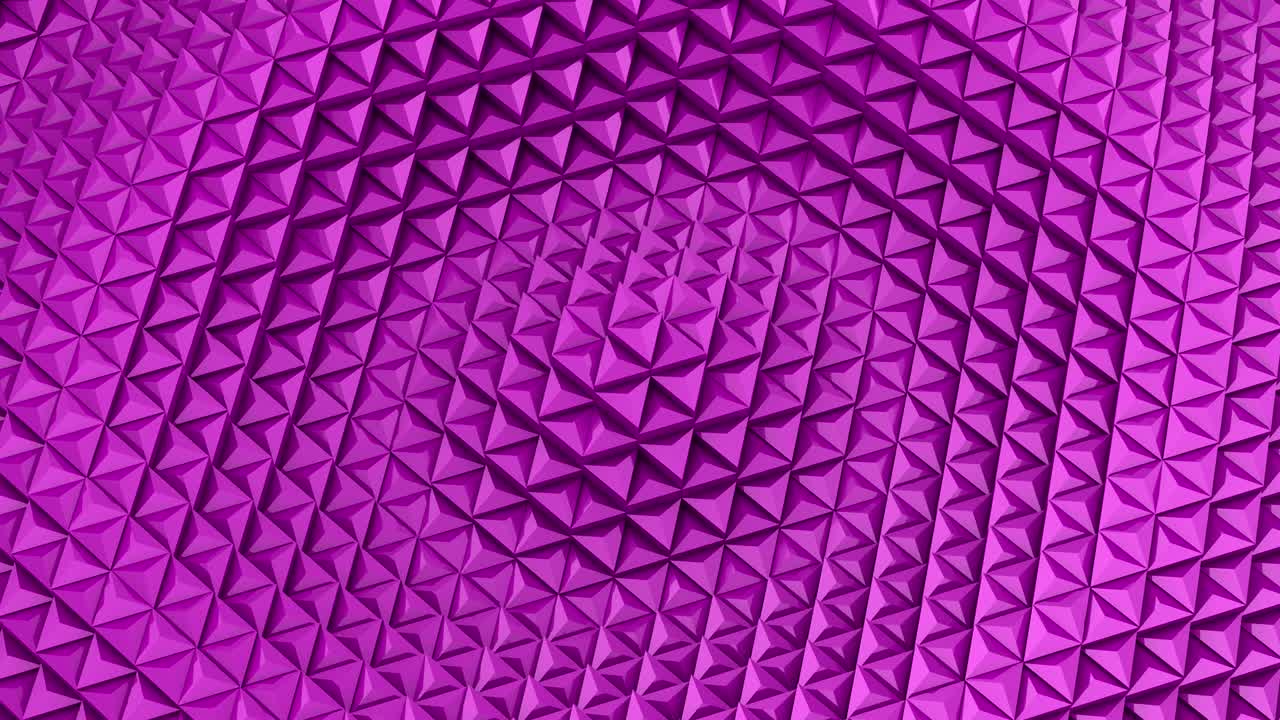 los triángulos formaron una onda