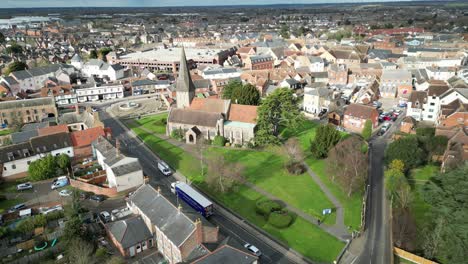 Iglesia-De-San-Miguel-Braintree-Essex-Inglaterra-Drone-Aéreo