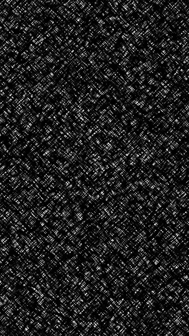 Bucle sin interrupciones de una textura de ruido de TV estático monocromo con un patrón diagonal. Formato vertical para stories de redes sociales, reels y TikTok.