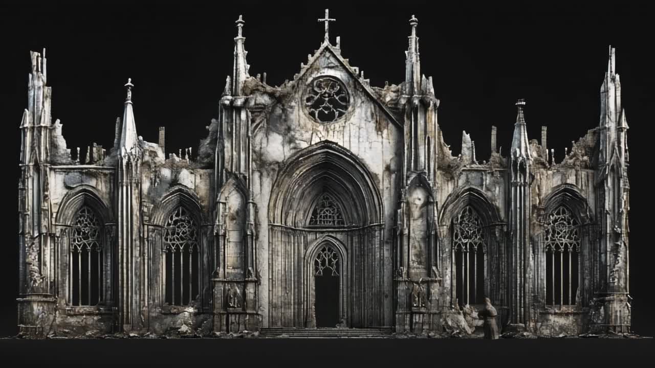 Ruined Gothic Cathedral